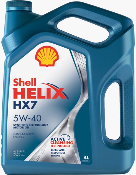 фото Shell 550046366 ГСМ Масло Helix HX7 5w40 (4л.) п/синт. (синий) Shell 550046366 ГСМ Масло Helix HX7 5w40 (4л.) п/синт. (синий)