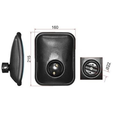 фото SL SL-998 Зеркало а/м боковое SL 215*165 (1/20) SL SL-998 Зеркало а/м боковое SL 215*165 (1/20)