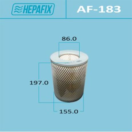 фото Hepafix AF-183 Воздушный фильтр a-183 hepafix (1/18) Hepafix AF-183 Воздушный фильтр a-183 hepafix (1/18)