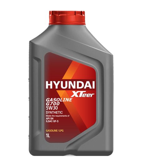 фото HYUNDAI XTeer 1011135 ГСМ Масло Hyundai/Kia XTeer Gasoline g700 5w30 SN (1л.) синт. HYUNDAI XTeer 1011135 ГСМ Масло Hyundai/Kia XTeer Gasoline g700 5w30 SN (1л.) синт.