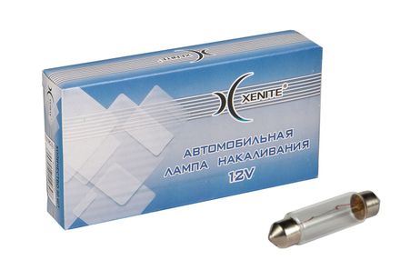 фото XENITE 1 007 099 Лампа подсветки C5W 12V 5W xenite (пальчиковая 36 мм.) XENITE 1 007 099 Лампа подсветки C5W 12V 5W xenite (пальчиковая 36 мм.)