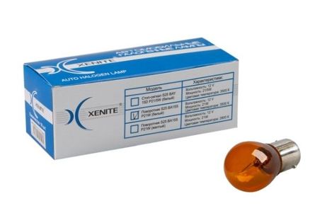 фото XENITE 1 007 018 Лампа подсветки py21w 12V xenite (BAU15s желтая) XENITE 1 007 018 Лампа подсветки py21w 12V xenite (BAU15s желтая)