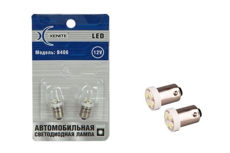 фото XENITE 1 009 229 Лампа подсветки светодиодная T4W 12V xenite (4 диода 2835 SMD с цоколем ba9s) (2 шт.) XENITE 1 009 229 Лампа подсветки светодиодная T4W 12V xenite (4 диода 2835 SMD с цоколем ba9s) (2 шт.)