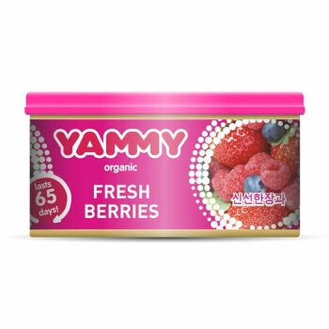фото Yammy D019 Ароматизатор с растит. наполнителем Yammy, Органик, баночка Fresh Berries 42 гр. (1/60) Yammy D019 Ароматизатор с растит. наполнителем Yammy, Органик, баночка Fresh Berries 42 гр. (1/60)
