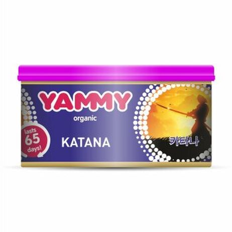 Yammy D016 Ароматизатор с растит. наполнителем Yammy, Органик, баночка Katana 42 гр. (1/60)