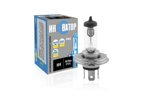 фото Инноватор H007 Автолампа H4 24v 75/70w (P43t) иhhоватор Инноватор H007 Автолампа H4 24v 75/70w (P43t) иhhоватор
