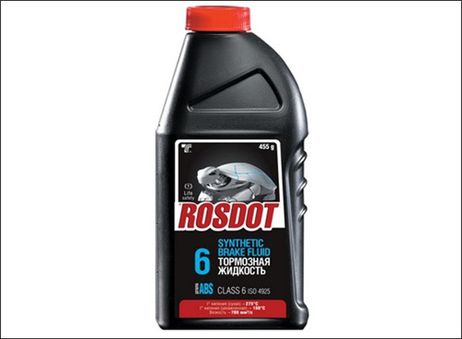 фото ROSDOT 430140001 Жидкость тормозная дот-4 Class 6, 455г ROSDOT 430140001 Жидкость тормозная дот-4 Class 6, 455г