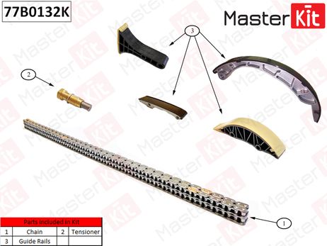 фото Master KiT 77B0132K Комплект цепи ГРМ Master KiT 77B0132K Комплект цепи ГРМ