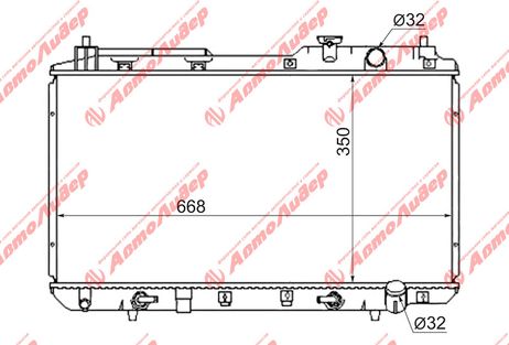 фото AUTOLEADER HD-RD1-1226 Радиатор системы охлаждения AUTOLEADER HD-RD1-1226 Радиатор системы охлаждения