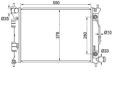 фото AUTOLEADER HY-I30-1216 Радиатор системы охлаждения AUTOLEADER HY-I30-1216 Радиатор системы охлаждения