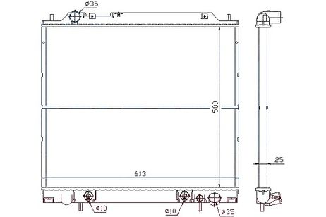 фото AUTOLEADER MC-L400-1224 Радиатор системы охлаждения AUTOLEADER MC-L400-1224 Радиатор системы охлаждения