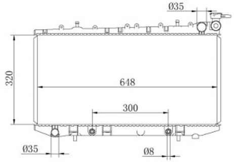 фото AUTOLEADER NS-B14Y10-1216 Радиатор системы охлаждения AUTOLEADER NS-B14Y10-1216 Радиатор системы охлаждения