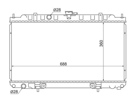 фото AUTOLEADER NS-B15Y11-1216 Радиатор системы охлаждения AUTOLEADER NS-B15Y11-1216 Радиатор системы охлаждения