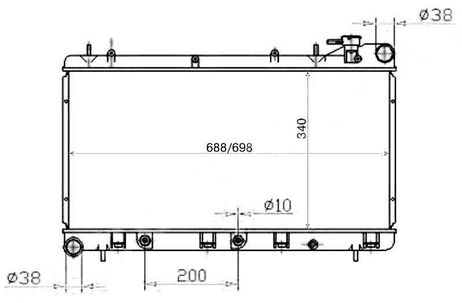 фото AUTOLEADER SB-GC2-1216 Радиатор системы охлаждения AUTOLEADER SB-GC2-1216 Радиатор системы охлаждения