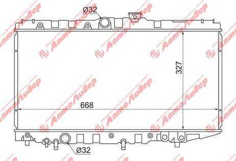 фото AUTOLEADER TY-AT170-1216 Радиатор системы охлаждения AUTOLEADER TY-AT170-1216 Радиатор системы охлаждения