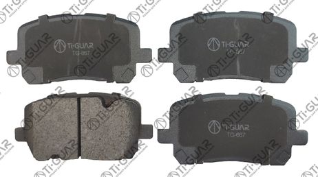 фото Ti-Guar TG-667 Колодки тормозные дисковые Ti-Guar TG-667 Колодки тормозные дисковые