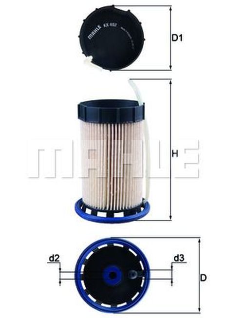 Knecht KX 492 Фильтр топливный