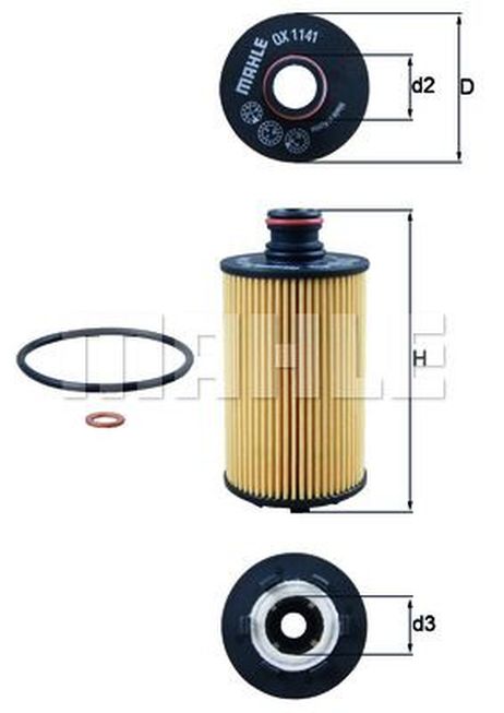 Knecht OX 1141D Фильтр масляный