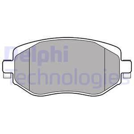 Delphi LP3306 Комплект тормозных колодок | перед |