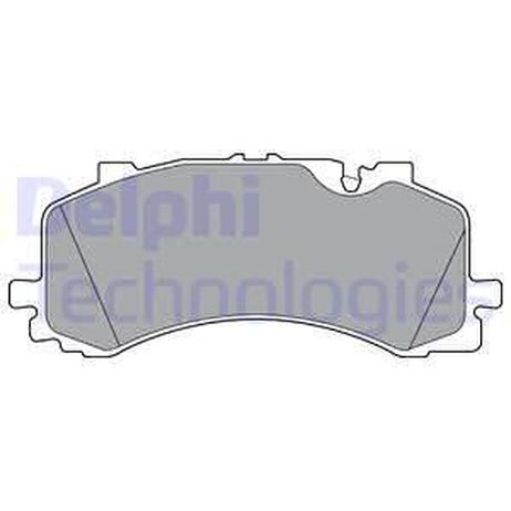 Delphi LP3307 Комплект тормозных колодок