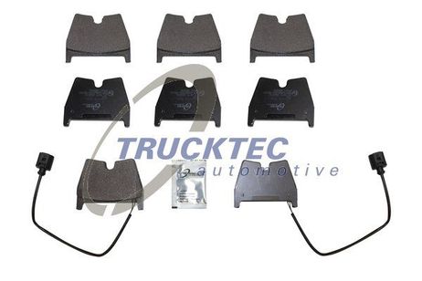 Trucktec Automotive 07.35.287 Комплект тормозных колодок | перед |