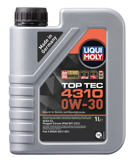 фото Liqui Moly 2361 0w-30 Top Tec 4310, 1л (синт.мотор.масло) Liqui Moly 2361 0w-30 Top Tec 4310, 1л (синт.мотор.масло)