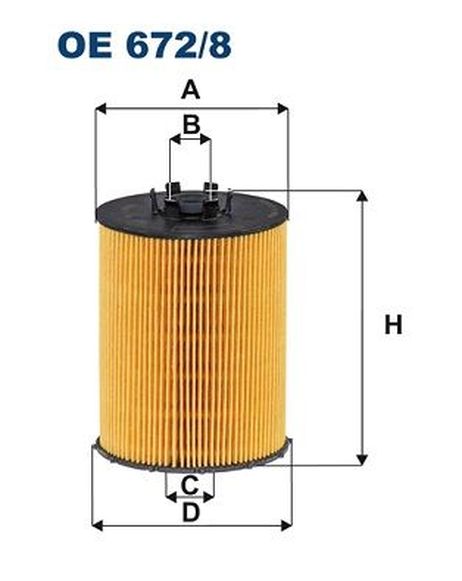 FILTRON OE672/8 Фильтр масляный