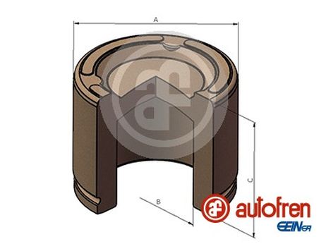 Seinsa Autofren D025496 Поршень тормозного суппорта | перед |