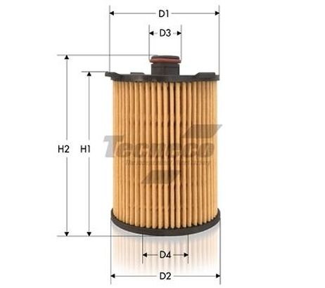 Tecneco OL2155E Фильтр масляный вставка
