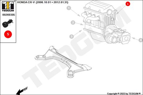 фото TEDGUM 00269395 Подушка ДВС правая TEDGUM 00269395 Подушка ДВС правая