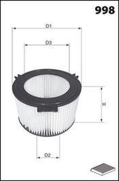 LUCAS FILTERS LFCP149 Фильтр