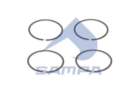 SAMPA 020.669 Комплект кольца,Выпускной Коллектор HCV