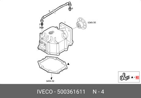 фото Iveco 500 361 611 Прокладка крышки ГРМ Iveco 500 361 611 Прокладка крышки ГРМ