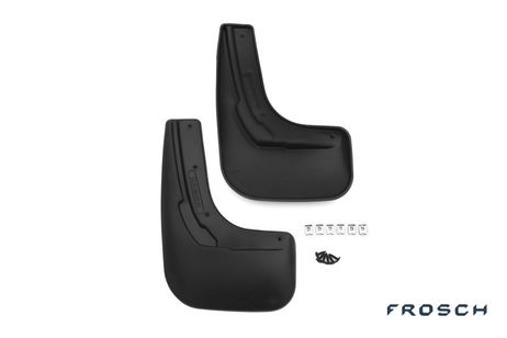 Frosch FROSCH.51.37.E10 Брызговики задние подходят для volkswagen Polo, 2015-2020, сед., 2 шт. (optimum) в коробке / Фольксваген Поло
