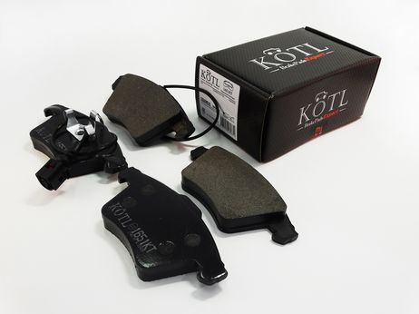 фото KoTL 1651KT Колодки тормозные передние VW Transporter IV, V, Multivan V, Touareg OEM 7h0698151 с датчиком KoTL 1651KT Колодки тормозные передние VW Transporter IV, V, Multivan V, Touareg OEM 7h0698151 с датчиком