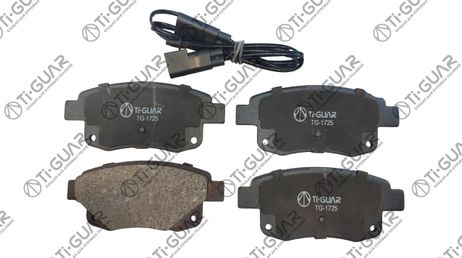 фото Ti-Guar TG-1725 Колодки тормозные дисковые Ti-Guar TG-1725 Колодки тормозные дисковые
