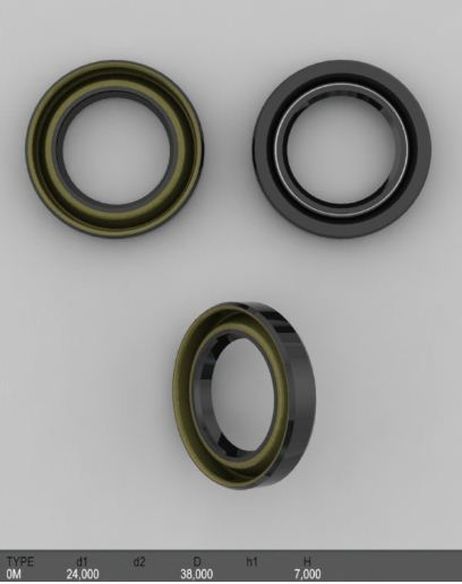 Auto-GUR AGS00387 Сальник рулевой рейки 24 38 7