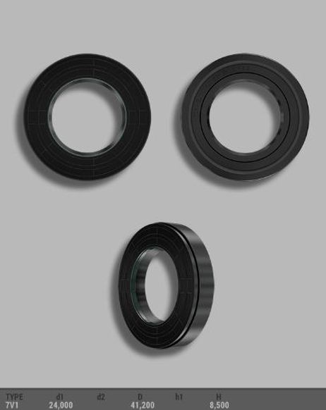 Auto-GUR AGS00917 Сальник рулевой рейки 24 41.2 8.5