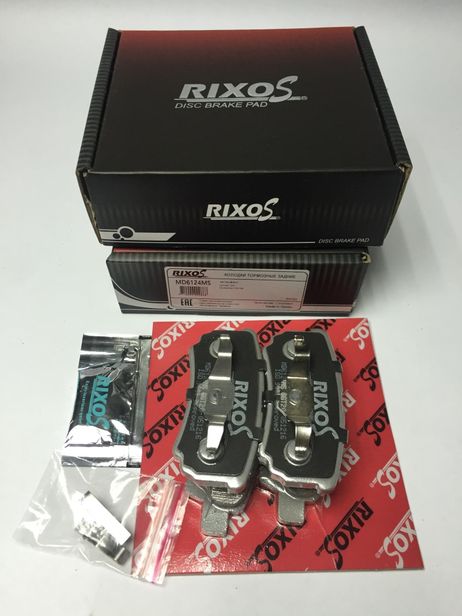 RIXOS MD6124MS Колодки тормозные дисковые | зад |