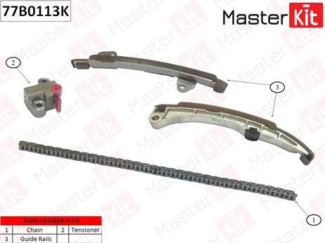 фото Master KiT 77B0113K Комплект цепи ГРМ Master KiT 77B0113K Комплект цепи ГРМ