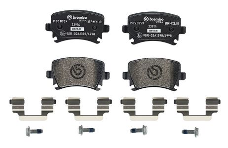 фото Brembo P 85 095X Колодки тормозные дисковые Xtra | зад | Brembo P 85 095X Колодки тормозные дисковые Xtra | зад |
