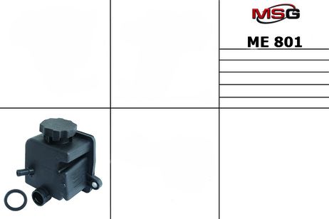 фото MSG ME003TANK Бачок насоса ГУР mercedes c w 203 2000-2007,mercedes e w 210 1995-2002,mercedes e w 211 2002-2009,me MSG ME003TANK Бачок насоса ГУР mercedes c w 203 2000-2007,mercedes e w 210 1995-2002,mercedes e w 211 2002-2009,me