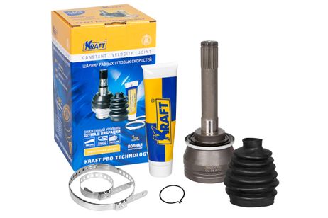 фото KRAFT KT 059110 Шрус наружный для а/м SsangYong Korando 2.0-3.2(88-06),Musso 2.0-3.2(96-07) /Tagaz Tager 2.9 (08-) KRAFT KT 059110 Шрус наружный для а/м SsangYong Korando 2.0-3.2(88-06),Musso 2.0-3.2(96-07) /Tagaz Tager 2.9 (08-)