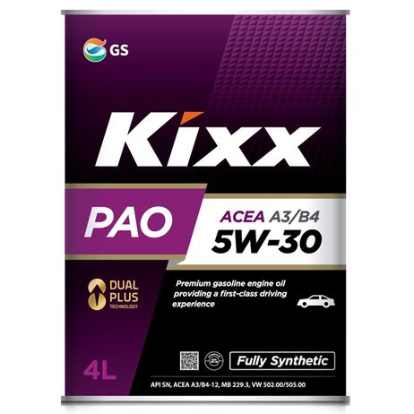 фото KIXX L209044TE1 Kiхх РАО а3/в4 5w30 4L масло моторное (синтетика) KIXX L209044TE1 Kiхх РАО а3/в4 5w30 4L масло моторное (синтетика)