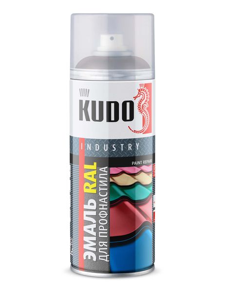 фото KUDO KU-08019R Эмаль RAL для металлочерепицы и профнастила Серо-коричневая RAL 8019 520 мл KUDO KU-08019R Эмаль RAL для металлочерепицы и профнастила Серо-коричневая RAL 8019 520 мл