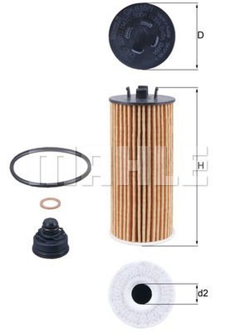 Knecht OX 815/1D Вставка фильтра масляного