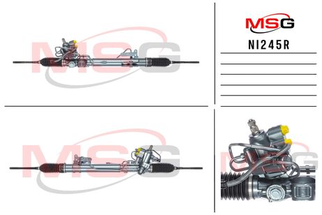MSG NI245R Рейка рулевая с ГУР nissan murano 2.5d AWD 2011- MSG ni245r