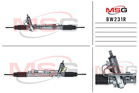 MSG BW231R Рейка рулевая с ГУР BMW 3 (e36) 90-98,3 (e46) 98-05,3 Compact (e36) 94-00,3 Compact (e46) 01-05,3 To MSG bw231r