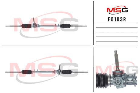 MSG FO103R Рейка рулевая без ГУР ford escort IV (gaf, awf, abft) 85-90, escort IV (alf) 86-90 MSG fo103r