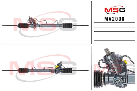 фото MSG MA209R Рейка рулевая с ГУР mazda 323 c IV (bg) 89-94,323 f IV (bg) 89-94,323 s IV (bg) 89-94 MSG ma209r MSG MA209R Рейка рулевая с ГУР mazda 323 c IV (bg) 89-94,323 f IV (bg) 89-94,323 s IV (bg) 89-94 MSG ma209r